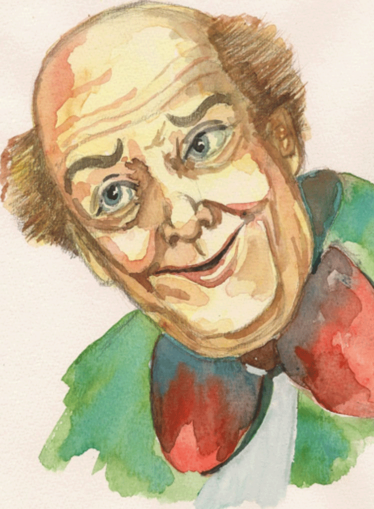 Clown NUK © Hans-Dieter Hormann, Aquarell