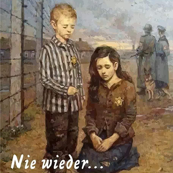 Stilles Gedenken – 75 Jahre Befreiung des KZ Auschwitz | Leuchtturmleuchten