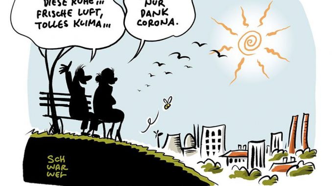 Schwarwel_Die_Welt_holt_kurz_Atem Die Welt holt kurz Atem © Schwarwel